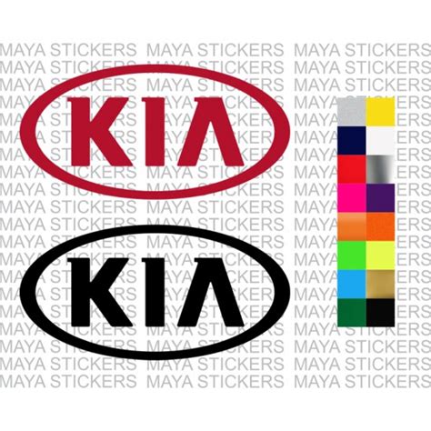 Kia Logo Decals