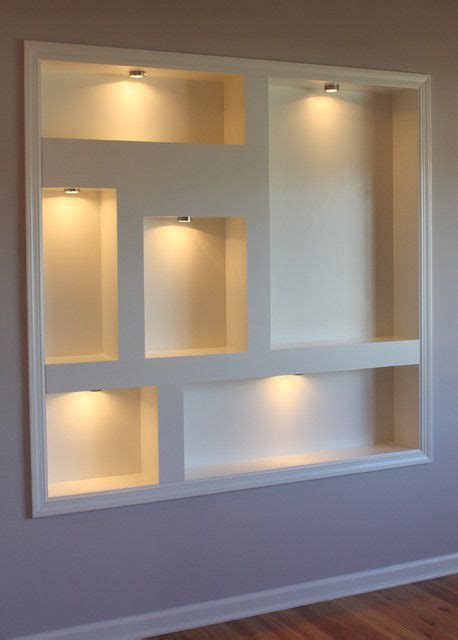 White Niche Design Nichos De Pared Muebles De Tablaroca Mueble De