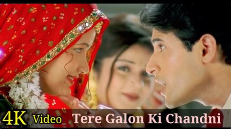 Tere Galon Ki Chandni 4K Video Song Pyaar Koi Khel Nahin Sunny Deol