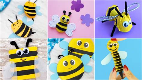 Bee Crafts for Kids - Easy School Project - Kidpid