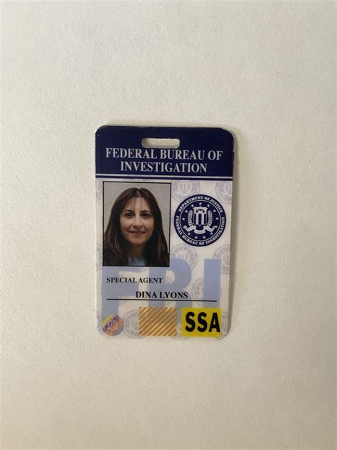 Female Fbi Id Card Scannable Id Card Maker Id Card News Online