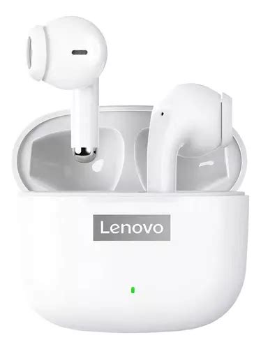 Fones De Ouvido Intra Auriculares Sem Fio Lenovo LP40 Pro Brancos