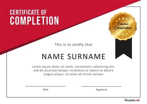 40 Fantastic Certificate Of Completion Templates [Word within 5Th Grade Graduation Certificate ...