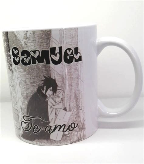 P Lpito Sublime Mug Pareja Personalizado Sasuke Uchiha Y Sakura Haruno