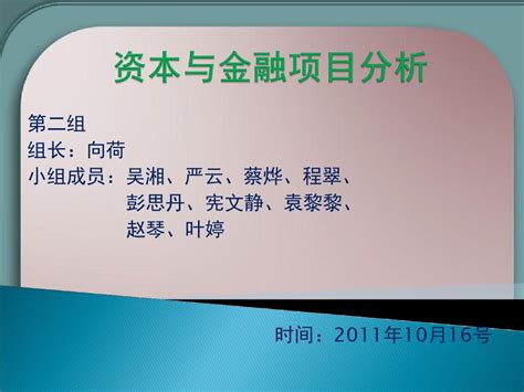 国际金融资本与金融项目分析word文档在线阅读与下载无忧文档