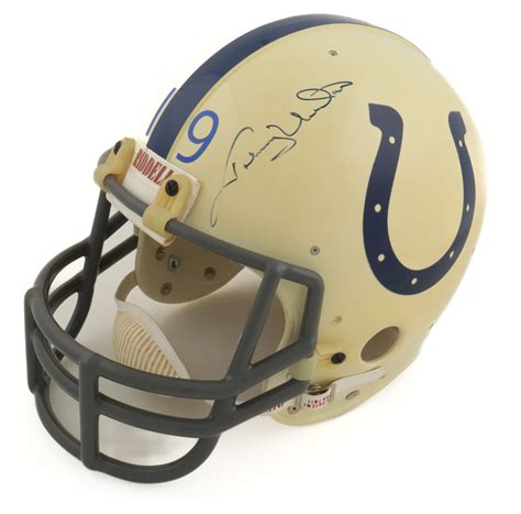 Johnny Unitas Signed Colts Full Size Authentic On Field Throwback