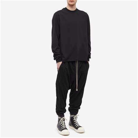 Rick Owens Drkshdw Prisoner Drawstring Pant Black End Kr