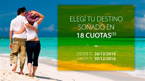 Ahora podés pagar tus vacaciones en 18 cuotas con las tarjetas del