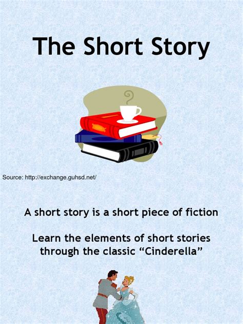 Elements Of A Short Story With Cinderella Examples Cinderella Narration