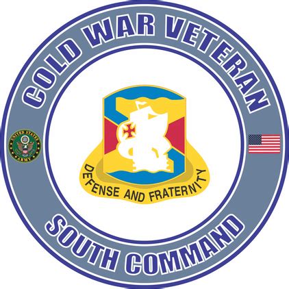 U S Army Cold War South Command Unit Crest Veteran Decal