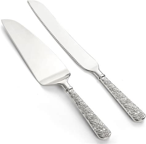 Amazon Wedding Cake Knife And Server Set Integral Stainless