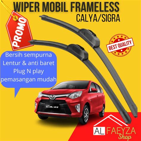 Jual Promo Wiper Kaca Mobil Frameless Calya Sigra Set Pcs Shopee