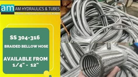 6 5inch Stainless Steel Bellow Hose At Rs 60 Piece Ss Bellow Hose In