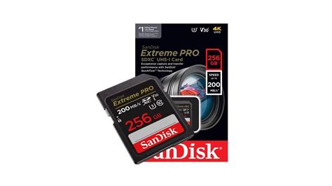 CARTÃO DE MEMORIA SD SANDISK 256GB EXTREME PRO 200MB Datacillcom