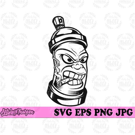 Spray Can Svg Canister Clipart Bottle Can Mascom Cut File Etsy Schweiz