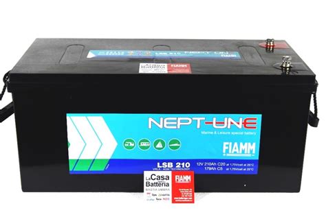 Batteria Fiamm Neptune Agm Nautica Lsb V Ah La Casa Della