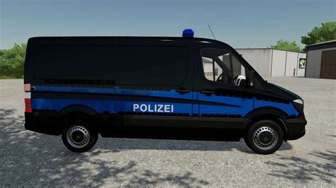 Mercedes Benz Spinter Police V Fs Mod Farming Simulator Mod