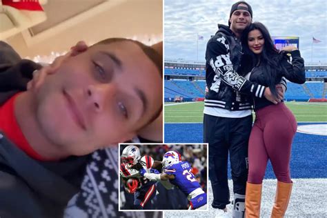 Jordan Poyers Sweet Moment With Wife Rachel Bush After Bills Loss