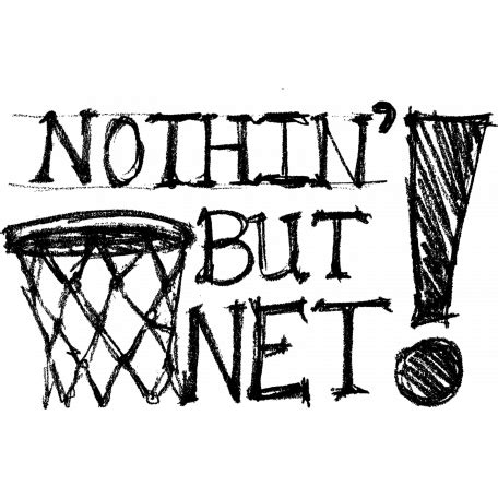 Basketball Word Art Nothin But Net graphic by Brooke Gazarek ...