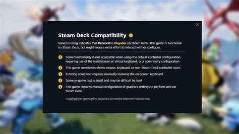 Palworld Steam Deck Compatibility And Best Settings For The Game