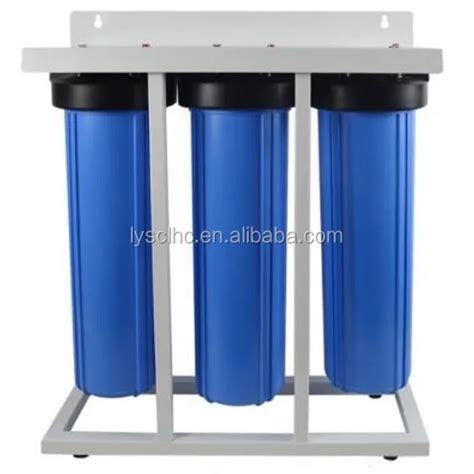 10 20 Inch Jumbo 3 Stage Triple Big Blue Whole House Filter Water