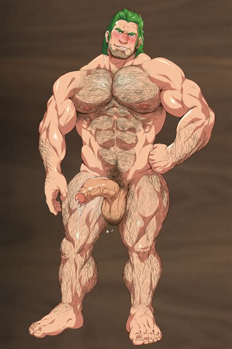 Rule 34 1male Abs Balls Ballsack Bara Beard Stubble Beefy Blushing Body Hair Erection Facial