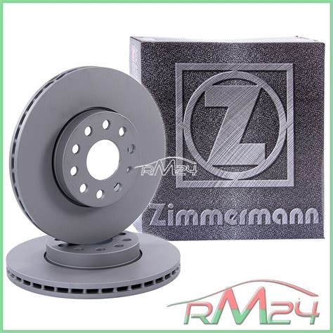 2X ZIMMERMANN DISCO FRENO VENTILATO Ø324 ANT PER BMW SERIE 6 E64