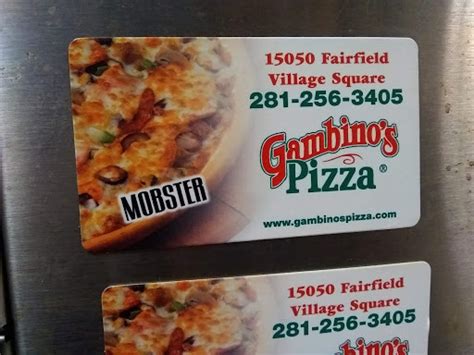 Gambino S Pizza Menu Reviews And Photos Fairfield Village