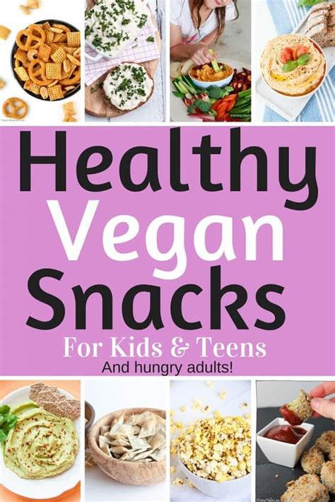 Healthy Vegan Snacks for Kids & Teens (Savory Edition)