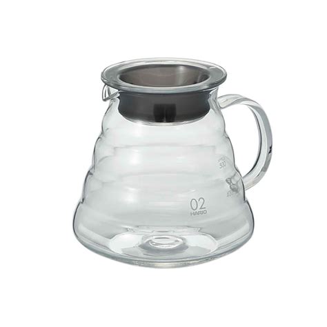 Hario V60 02 Clear Glass Range Coffee Server Jug 600ml Clumsy Goat Coffee