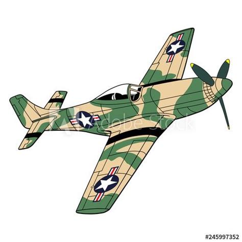 Fighter Plane Stock Vector