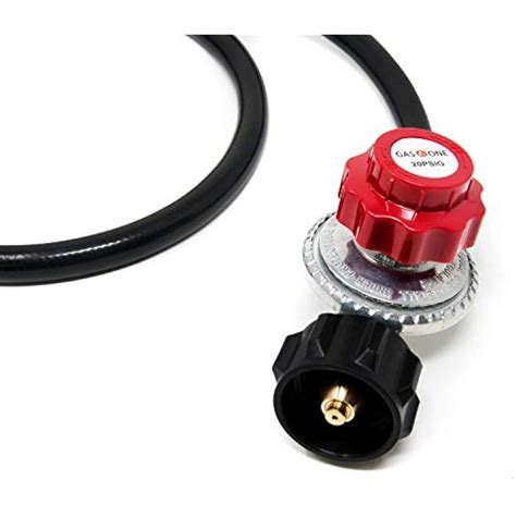 High Pressure Propane Hose 0 20 Psi Adjustable Gas Regulator Outdoor