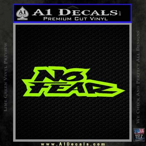 No Fear Logo Decal Sticker A1 Decals