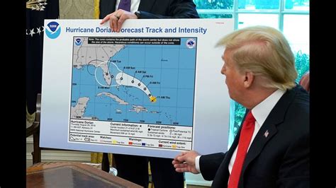 Trump Shows Altered Map After Falsely Claiming Alabama Was In Hurricane