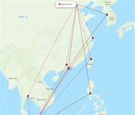 All Flight Routes From Kuala Lumpur To Beijing Kul To Pek Flight Routes