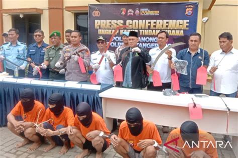 Polisi Tangerang Tangkap Delapan Remaja Yang Hendak Tawuran Antara News