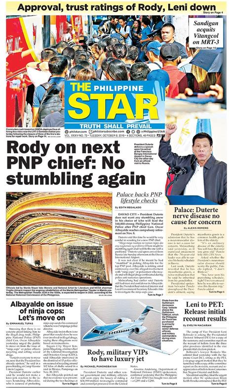 The Star Cover October 8 2019