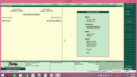 Which Type Of Entry We Do In Tally Contra Payment Receipt And Journal