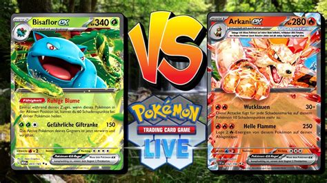 Schwäche macht es Bisaflor vs Arkani Pokémon LIVE Liga