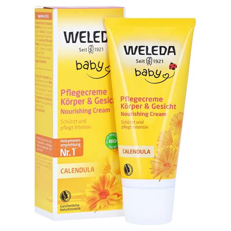 WELEDA Calendula Pflegecreme Körper Gesicht 75 Milliliter medpex