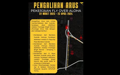 Beredar Flyer Pengalihan Arus Flyover Aloha Polisi Tidak Dilakukan