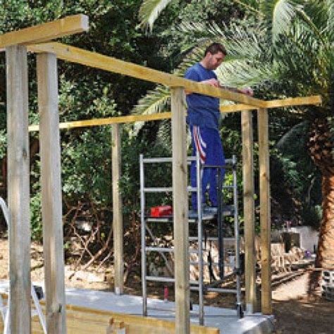 Construire Son Chalet De Jardin De 16 M² Sur Dalle Béton Ladder Osb