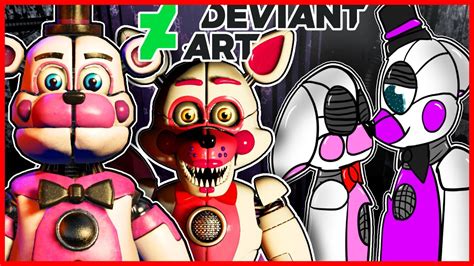 Funtime Freddy And Funtime Foxy Go On Deviantart Youtube