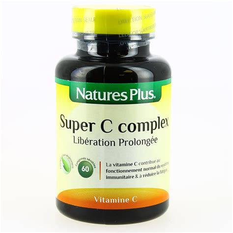 Super C Complex 1000 MG 60 Comprimés sécables Nature s Plus