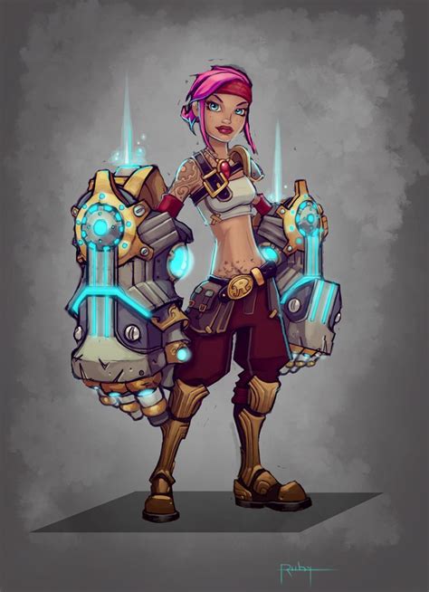 Concept Art Vi League Of Legends Character Design Inspiration