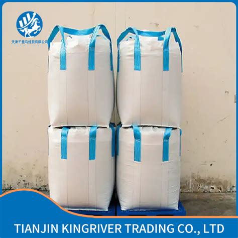 Customized Jumbo Bag Tons With Filling Spout Flat Bottom Colorful