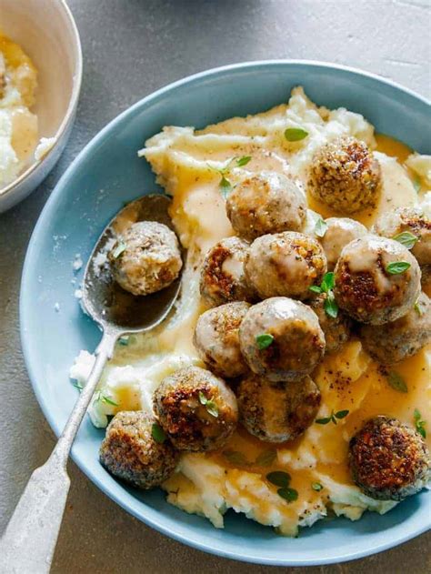 Swedish Meatballs With Mashed Potatoes And Gravy At Rickey Park Blog