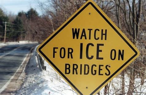 Watch Out For Icy Bridges Snowbrains