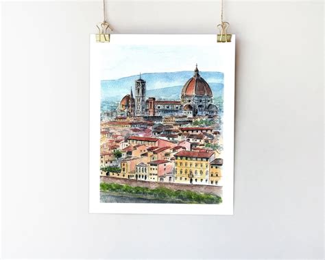 Florence Art Print Italy Wall Art Florence Italy Print Italy - Etsy