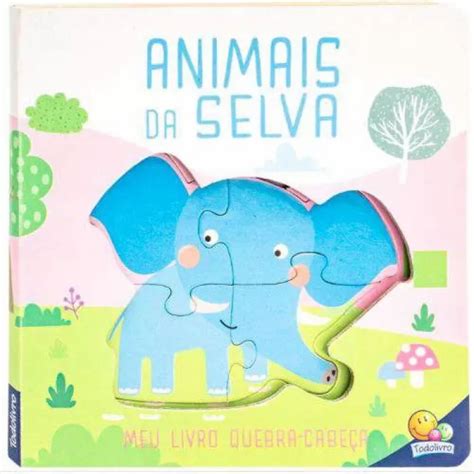 Meu Livro Quebra Cabeça Animais Da Selva Todo Livro Canoas Rs